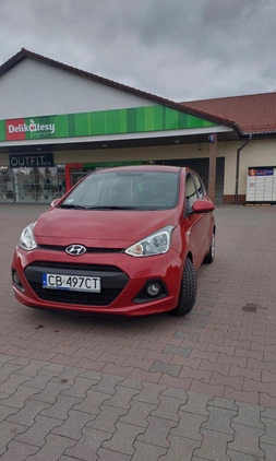 Hyundai i10 cena 28400 przebieg: 45000, rok produkcji 2014 z Bydgoszcz małe 352